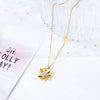 Titanium Steel Pearl Ball Chain Necklace For Women With Letters Numbers Text Pattern Simple Design And 18K Gold Electroplated Treatment