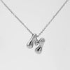 316L Stainless Steel Pendant Necklace With Letter Pattern 18K Gold Plated Unisex