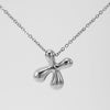 316L Stainless Steel Pendant Necklace With Letter Pattern 18K Gold Plated Unisex