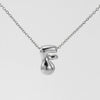 316L Stainless Steel Pendant Necklace With Letter Pattern 18K Gold Plated Unisex