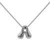 316L Stainless Steel Pendant Necklace With Letter Pattern 18K Gold Plated Unisex