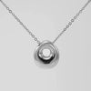 316L Stainless Steel Pendant Necklace With Letter Pattern 18K Gold Plated Unisex