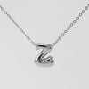 316L Stainless Steel Pendant Necklace With Letter Pattern 18K Gold Plated Unisex