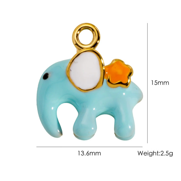 Titanium Steel Pendant With Oildrip Inlaid Diamonds And Natural Stone Stainless Steel Furnace Gold Accessories Geometric Style Electroplated