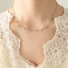 316L Stainless Steel Plated 18K Gold Clavicle Chain Necklace With Geometric Pattern In Light Luxury Style