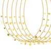316L Stainless Steel Plated 18K Gold Clavicle Chain Necklace With Geometric Pattern In Light Luxury Style