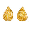 Titanium Steel Polka Dot Hammer Pattern Water Drop Geometric Earrings For Women Electroplated