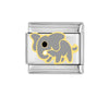 Titanium Steel Pumpkin Elephant Number Italian Charms