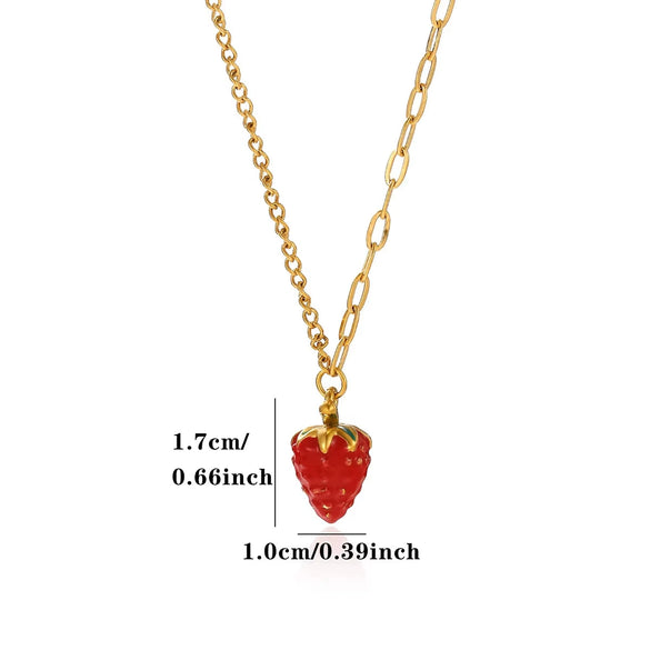 Titanium Steel Retro Floral Faux Pearl Round Pendant Necklace With Oildrop Enamel Finish And Link Chain