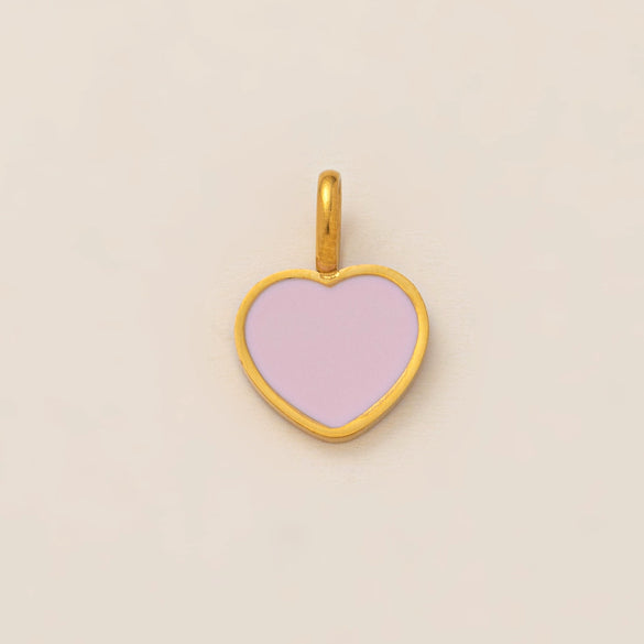 Titanium Steel Retro Geometric Pendant Necklace With Electroplating Rainbow Stars Love Pattern