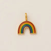 Titanium Steel Retro Geometric Pendant Necklace With Electroplating Rainbow Stars Love Pattern