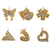 Titanium Steel Retro Old Style Women's Earrings With Heart Star Geometric Patterns And Electroplating Treatment