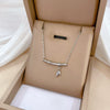 Titanium Steel Rich Bamboo Geometric Style Electroplated Unisex Necklace