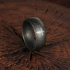 Titanium Steel Ring And Bracelet Unisex With Geometric Pattern And Distressed Design