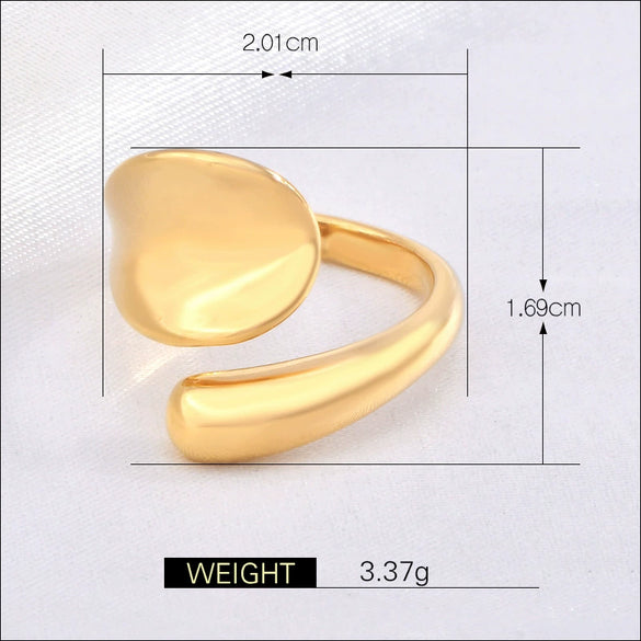 Titanium Steel Ring And Bracelet With Animal Zodiac U Shaped Geometric Pattern Electroplated Minimalist Style For Women
