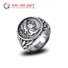 Titanium Steel Ring And Bracelet With Distressed Style And Cartoon Character Pattern