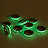 Titanium Steel Ring Luminous Dragon Pattern Electroplated Unisex Jewelry