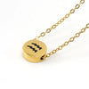 316L Stainless Steel Round Constellation Symbol Pendant Necklace For Women