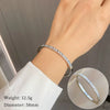 Titanium Steel Round Zircon Minimalist Retro Electroplated Bracelet