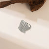 Titanium Steel Shell Necklace With Marine Life Pattern Electroplated For Women Holiday Style Jewelry