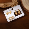 Titanium Steel Simple Geometric Electroplating Women's Earrings