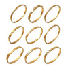 316L Stainless Steel Sixpointed Star Buckle Bracelet 18K Goldplated With Zircon