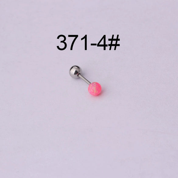 Titanium Steel Small Ear Nail Cartilage Earrings With Screw Design