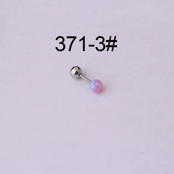 Titanium Steel Small Ear Nail Cartilage Earrings With Screw Design