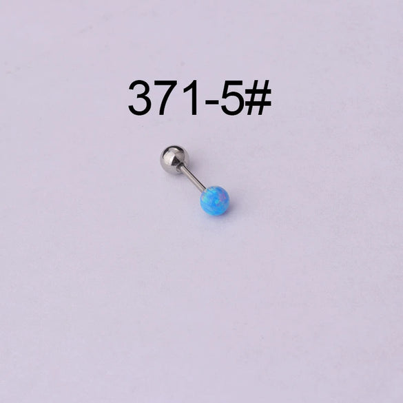 Titanium Steel Small Ear Nail Cartilage Earrings With Screw Design