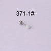 Titanium Steel Small Ear Nail Cartilage Earrings With Screw Design