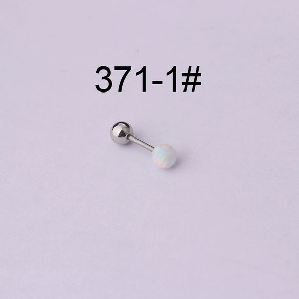 Titanium Steel Small Ear Nail Cartilage Earrings With Screw Design