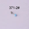 Titanium Steel Small Ear Nail Cartilage Earrings With Screw Design