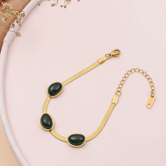 Titanium Steel Snake Bone Chain Necklace For Women Electroplated Simple Fashion