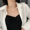 Titanium Steel Snake Bone Chain Women's Cold Style Geometric Light Luxury Clavicle Necklace