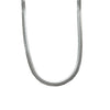 Titanium Steel Snake Bone U Shaped Necklace Polished Unisex Fashion Design