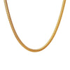 Titanium Steel Snake Bone Ushaped Necklace Electroplated Minimalist Style