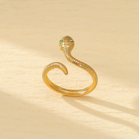 Titanium Steel Snakeshaped Jewelry With Constellation And Zodiac Patterns Electroplated For Women