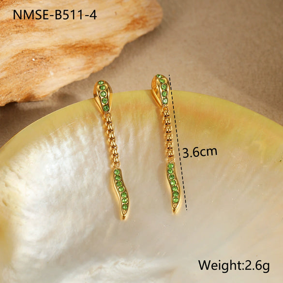 Titanium Steel Snakeshaped Jewelry With Constellation And Zodiac Patterns Electroplated For Women