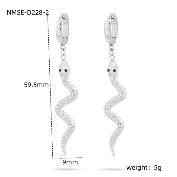 Titanium Steel Snakeshaped Jewelry With Constellation And Zodiac Patterns Electroplated For Women