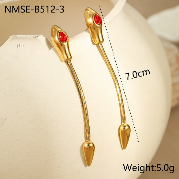 Titanium Steel Snakeshaped Jewelry With Constellation And Zodiac Patterns Electroplated For Women