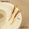 Titanium Steel Snakeshaped Jewelry With Constellation And Zodiac Patterns Electroplated For Women