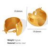 316L Stainless Steel Spherical Fashion Retro Geometric Electroplated Women's Earrings
