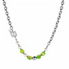 Titanium Steel Splicing Necklace With Geometric Pattern And Polishing Design For Unisex