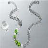 Titanium Steel Splicing Necklace With Geometric Pattern And Polishing Design For Unisex