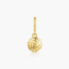 Titanium Steel Sports Pendant Necklace With Geometric Pattern And Vacuum Plating For Women