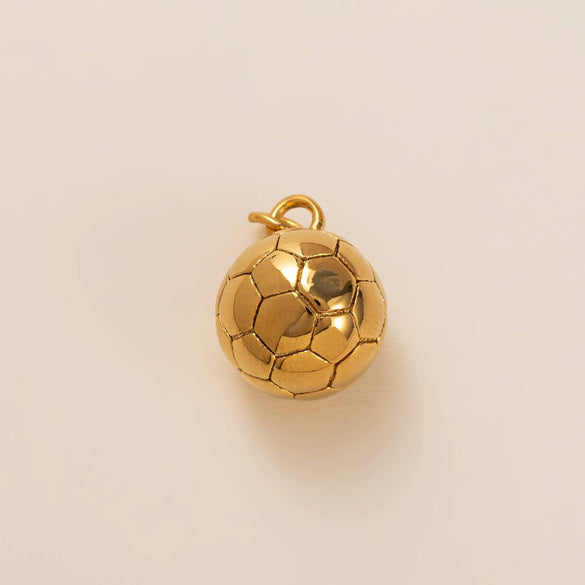 Titanium Steel Sports Pendant Necklace With Geometric Pattern And Vacuum Plating For Women