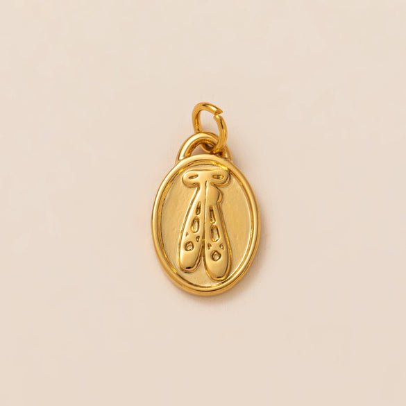 Titanium Steel Sports Pendant Necklace With Geometric Pattern And Vacuum Plating For Women