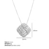 316L Stainless Steel Square Texture Earrings And Necklace With Stars Sun Moon Clouds Universe Pattern And Electroplating Design For Women