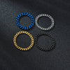 Titanium Steel Stacked Jewelry Geometric Style Electroplated For Women