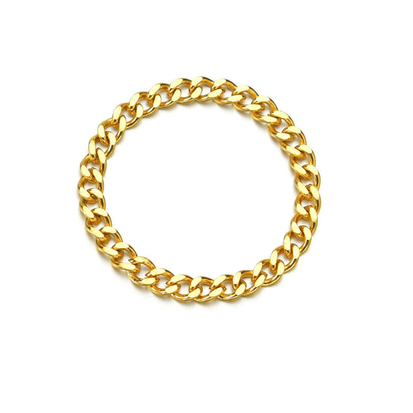 Titanium Steel Stacked Jewelry Geometric Style Electroplated For Women